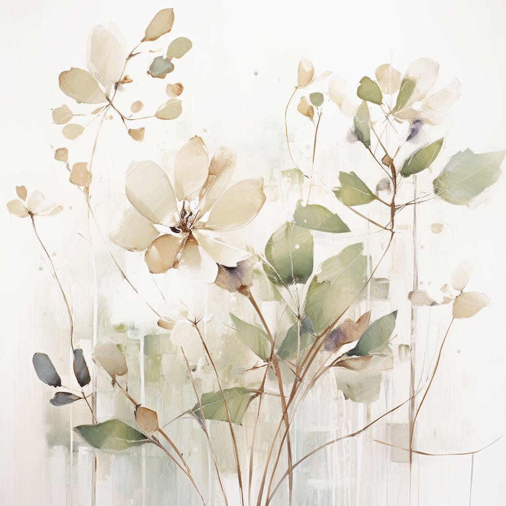 Neutral Wildflower Serenade II art print by Lazar Studio for $57.95 CAD