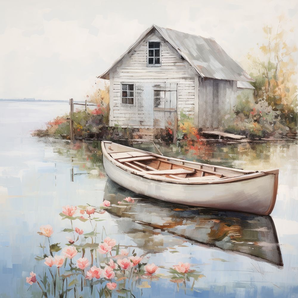 Cottage by the Beach II art print by Lazar Studio for $57.95 CAD
