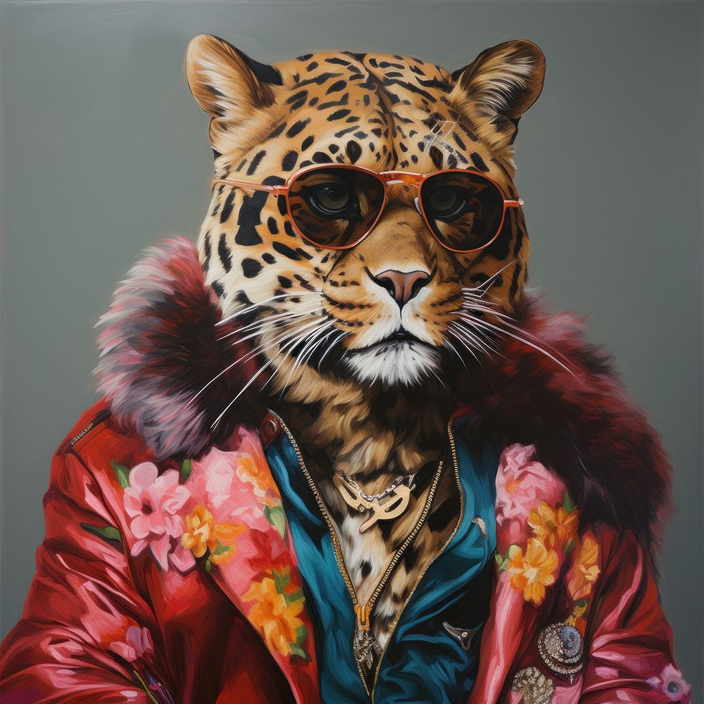 Tiger Glam art print by Lazar Studio for $57.95 CAD