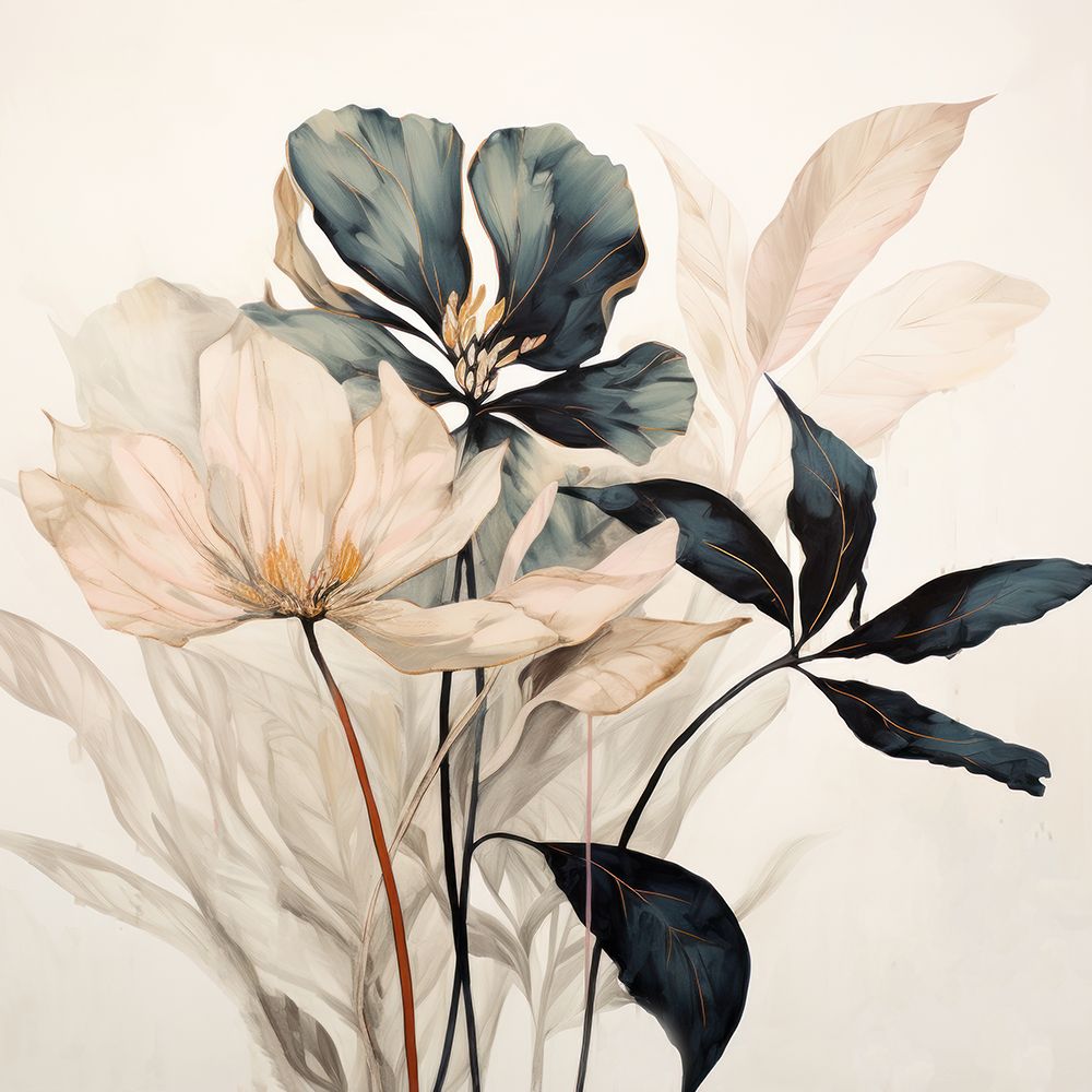 Whimsical Blossoms I art print by Lazar Studio for $57.95 CAD