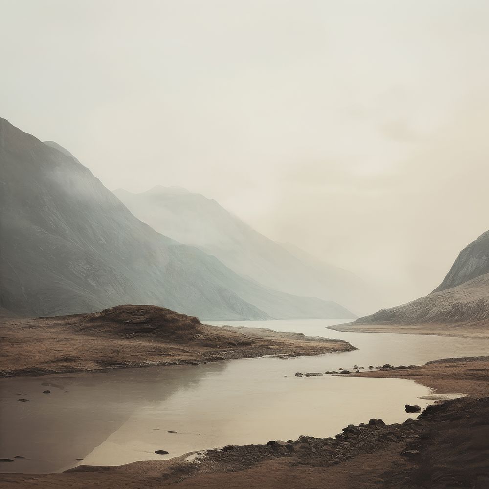 Dreamy Mountain Mirage II art print by Lazar Studio for $57.95 CAD
