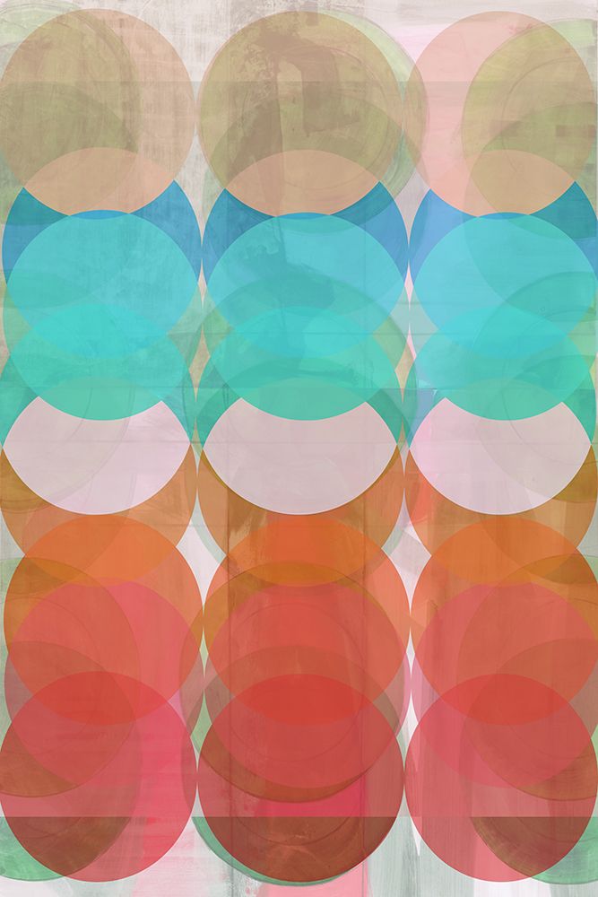 Gradient Circles I art print by Cartissi for $57.95 CAD