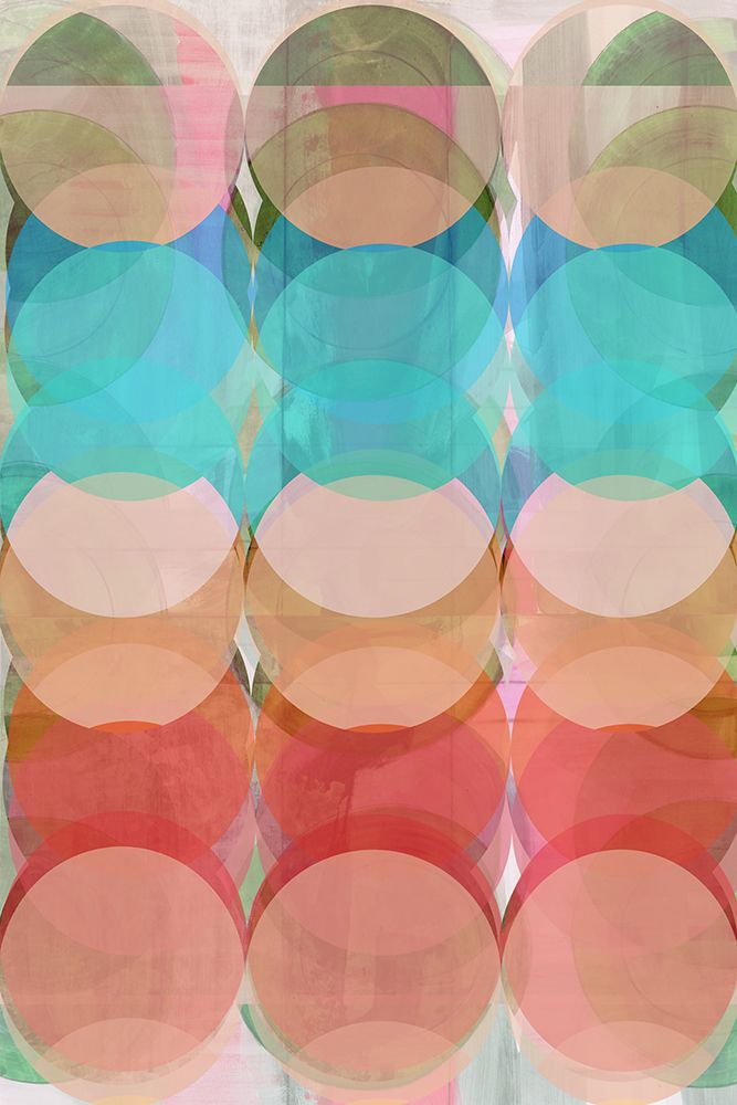 Gradient Circles II art print by Cartissi for $57.95 CAD