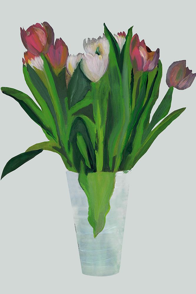Grey Vase Tuplis II art print by Cartissi for $57.95 CAD