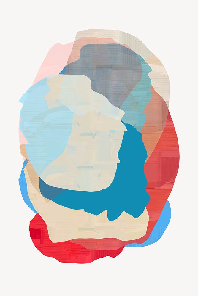 Pink And Blue Lovers II art print by Cartissi for $57.95 CAD