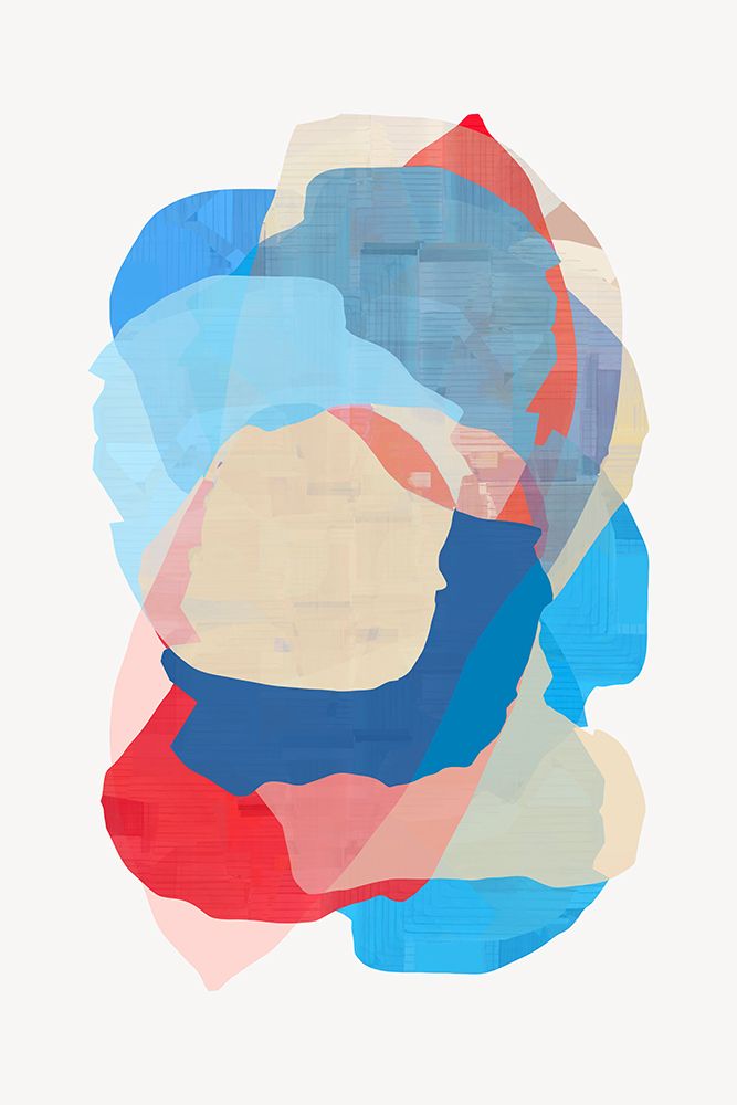 Pink And Blue Lovers III art print by Cartissi for $57.95 CAD