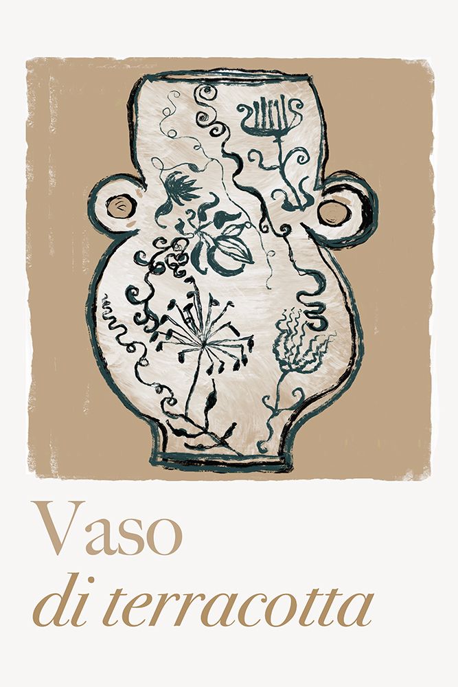 Vaso di Terracotta art print by Cartissi for $57.95 CAD