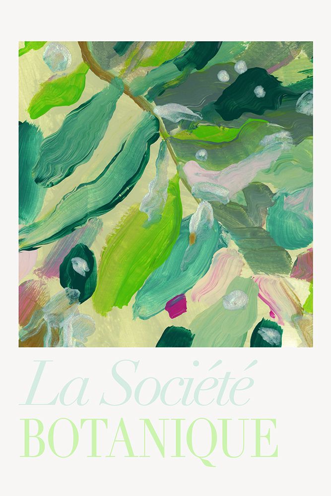 La Socie tE Botanique I art print by Cartissi for $57.95 CAD