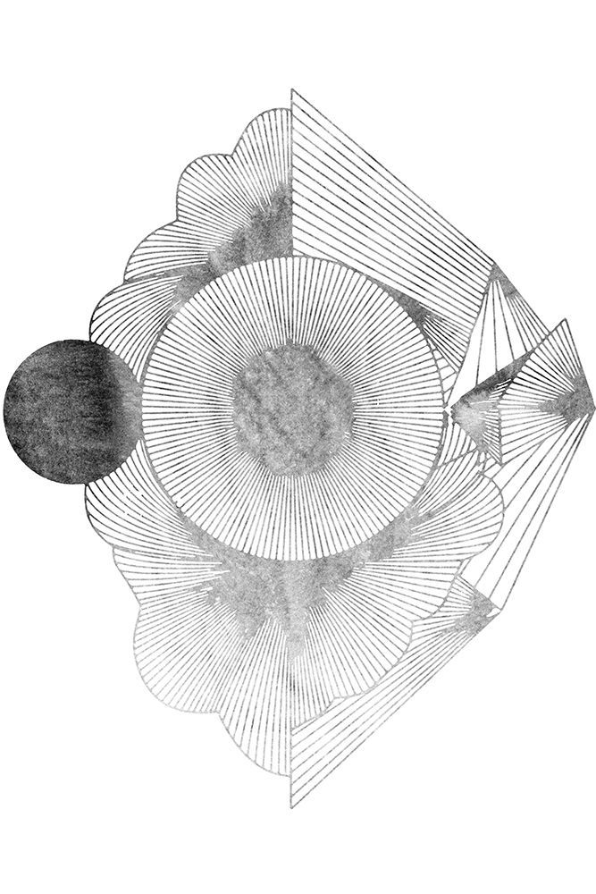 Circular Harmony with Geometric Lines art print by Cartissi for $57.95 CAD