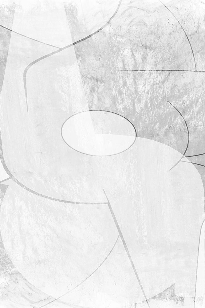 Curved Lines on Textured Canvas art print by Cartissi for $57.95 CAD