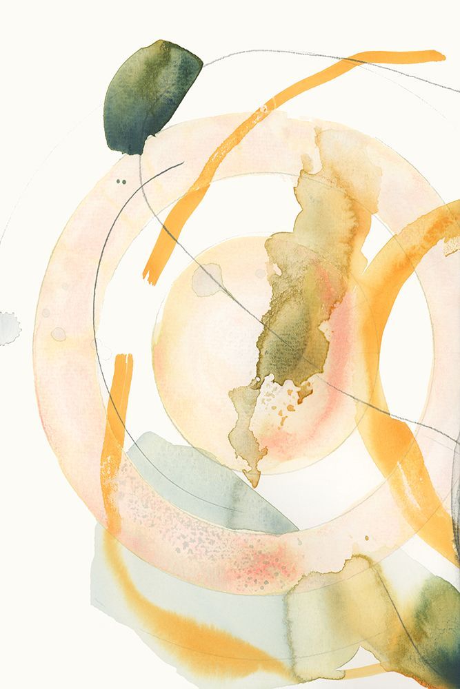 Circular Dance of Earth Tones art print by Cartissi for $57.95 CAD