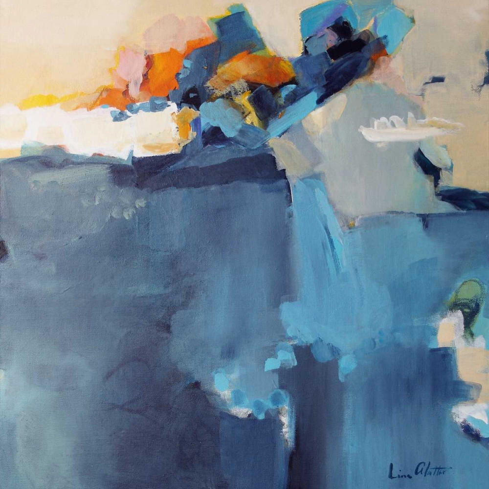 Dizzy at the Edge art print by Lina Alattar for $57.95 CAD