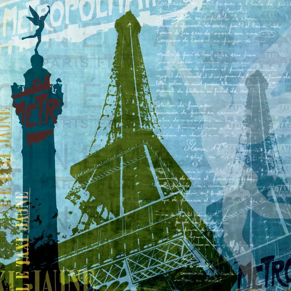 Paris - French Blue art print by Maura Allen for $57.95 CAD