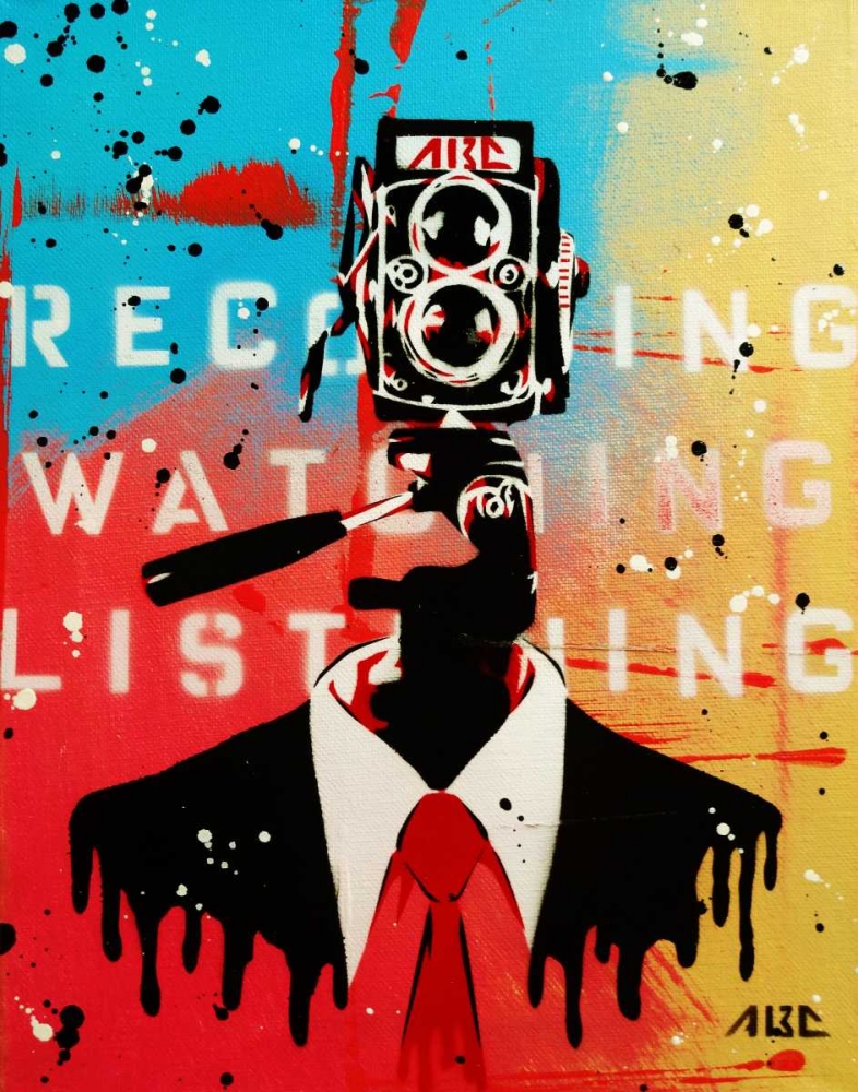 NSA Camera Man art print by AbcArtAttack for $57.95 CAD