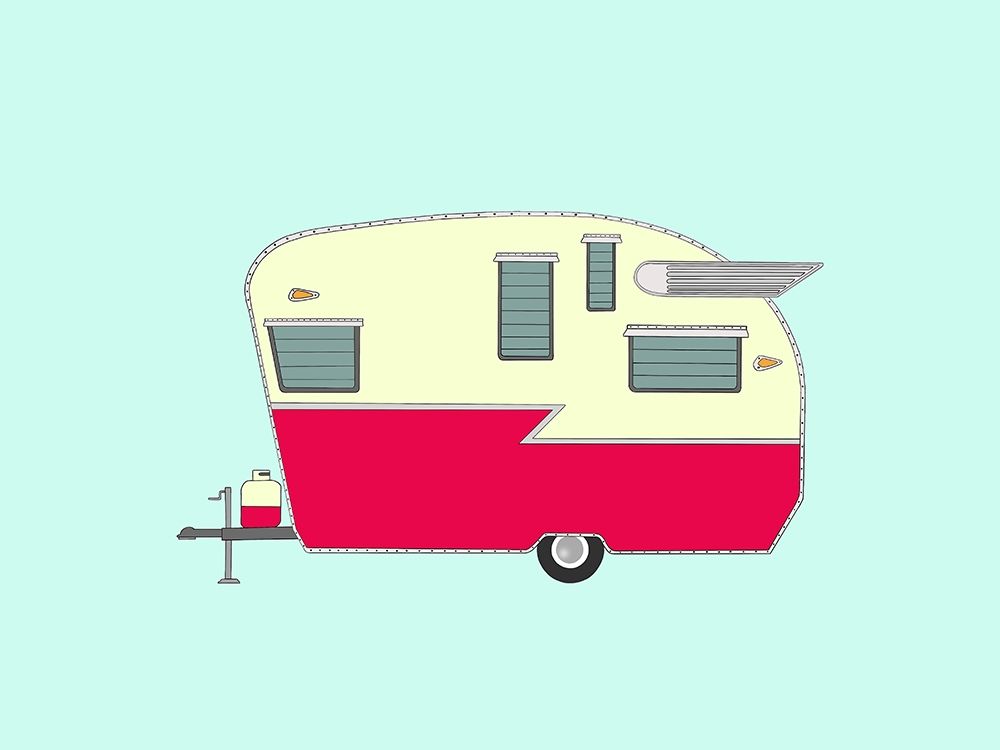 Shasta Airflyte art print by Annie Bailey Art for $57.95 CAD