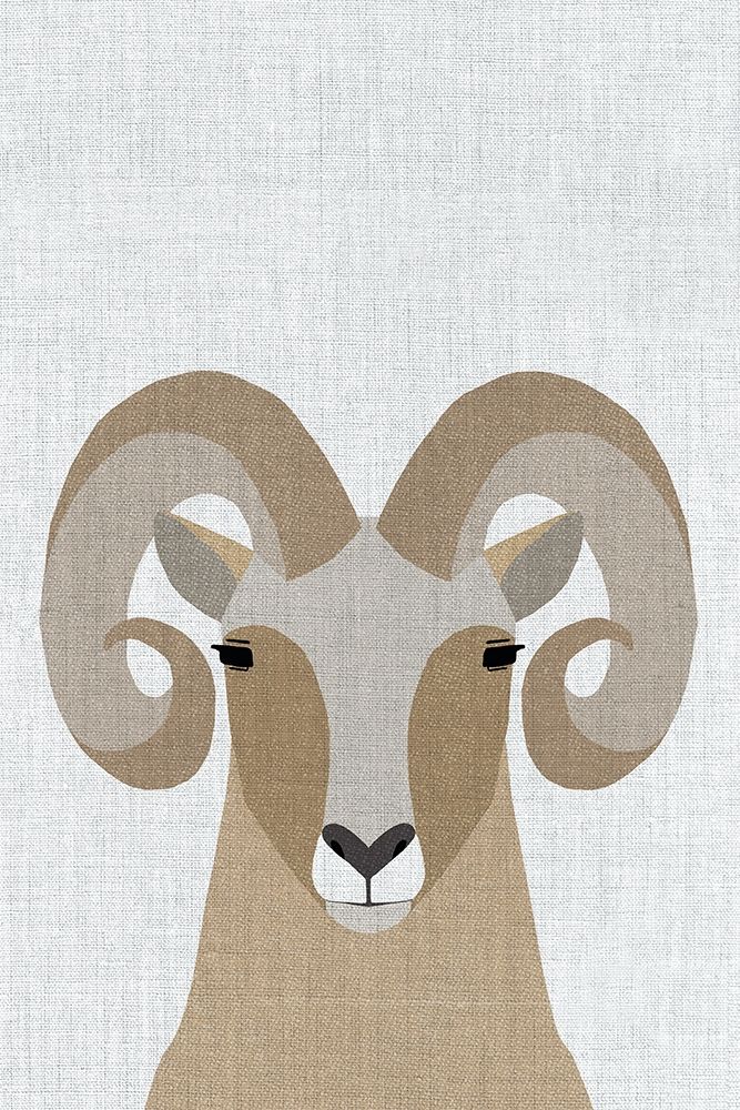 Bighorn Sheep art print by Annie Bailey Art for $57.95 CAD