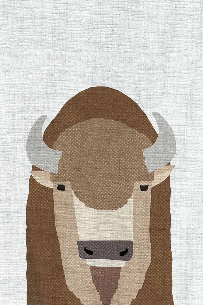 Buffalo art print by Annie Bailey Art for $57.95 CAD
