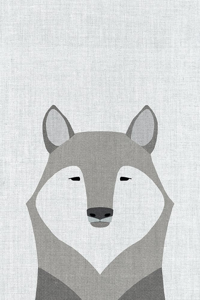 Gray Wolf art print by Annie Bailey Art for $57.95 CAD