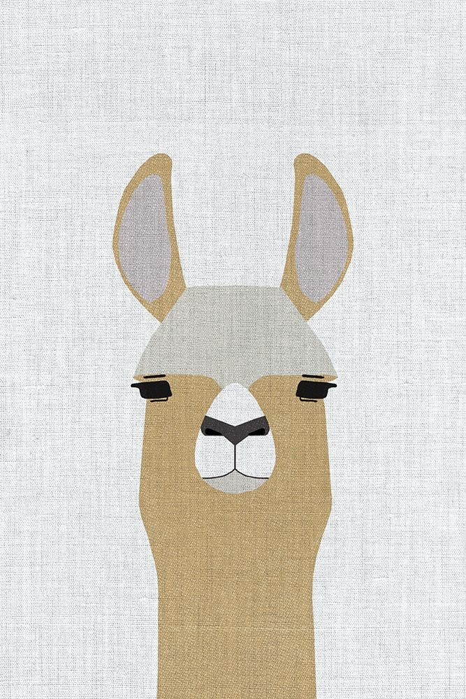 Llama art print by Annie Bailey Art for $57.95 CAD