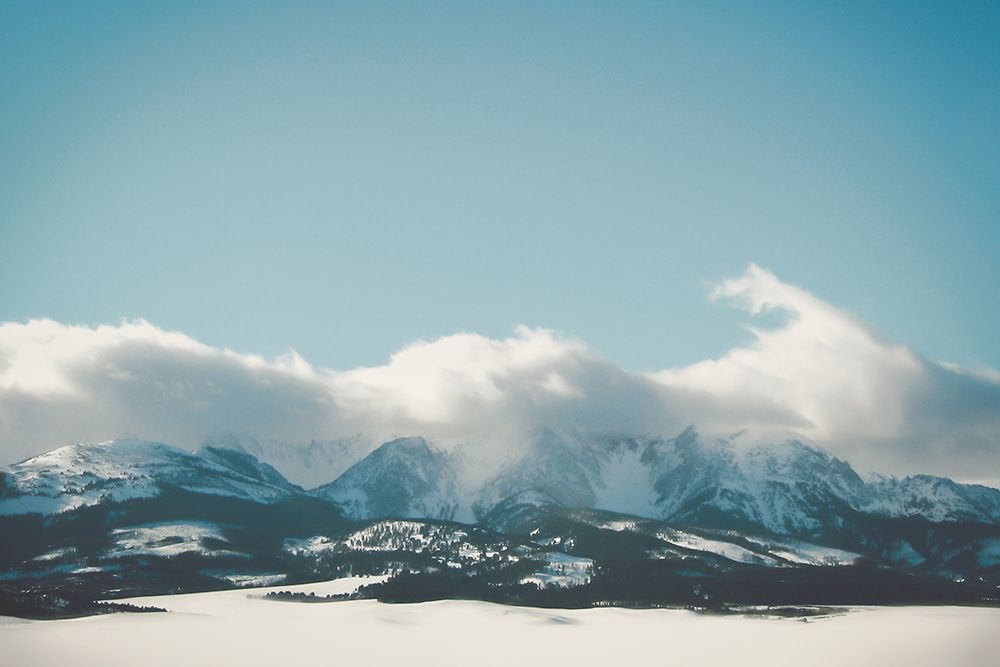 Bridger Mountain Cloud Cover art print by Annie Bailey Art for $57.95 CAD