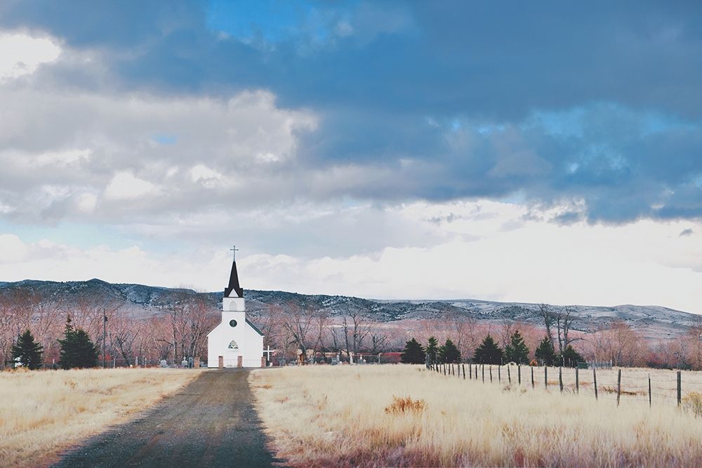 Little Church on the Prairie art print by Annie Bailey Art for $57.95 CAD