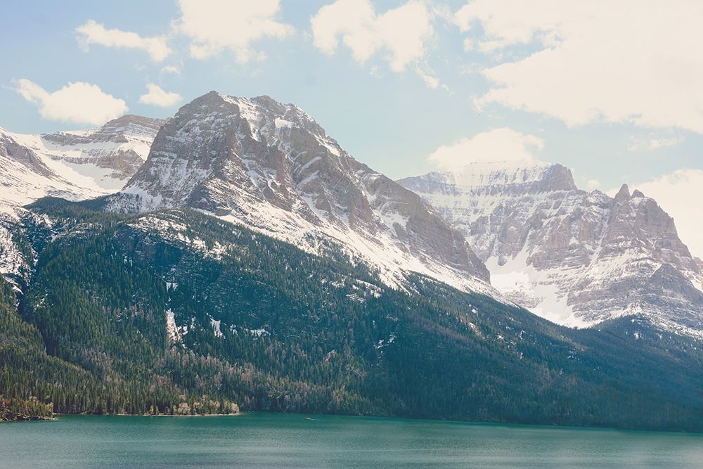 Saint Mary Lake art print by Annie Bailey Art for $57.95 CAD