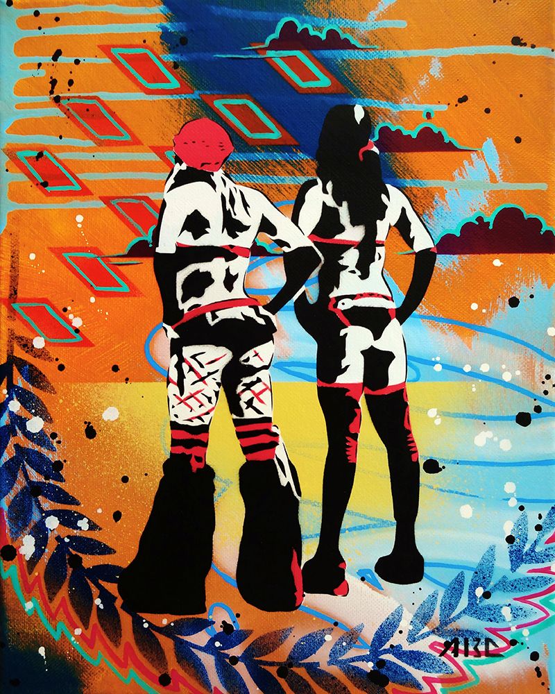 Burner Girls art print by AbcArtAttack for $57.95 CAD