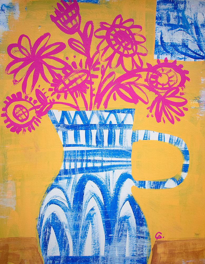 Talavera Vase 1 art print by Gabriela Avila for $57.95 CAD