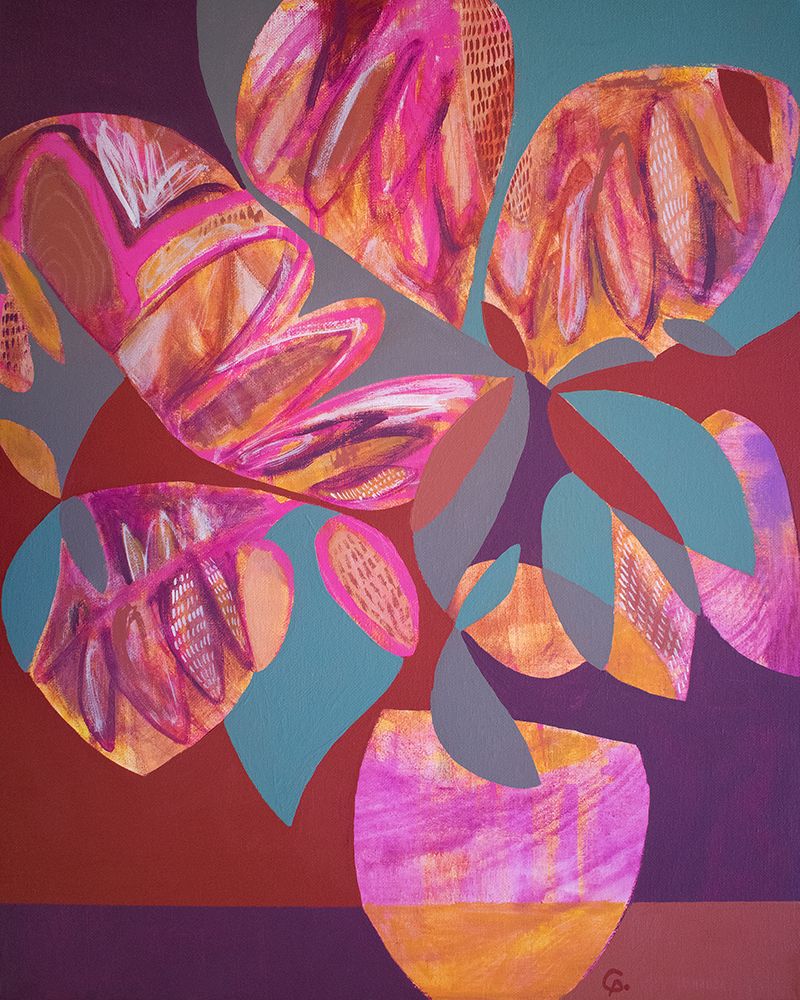 Pink Flowers art print by Gabriela Avila for $57.95 CAD