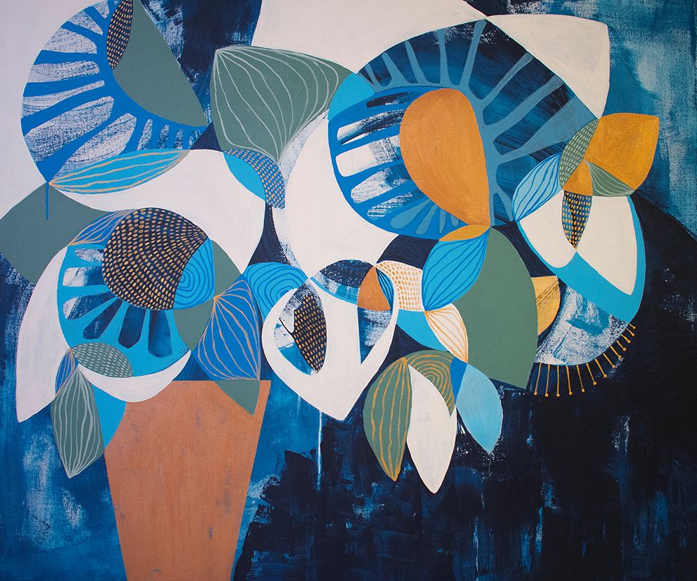 Midnight Bloom art print by Gabriela Avila for $57.95 CAD