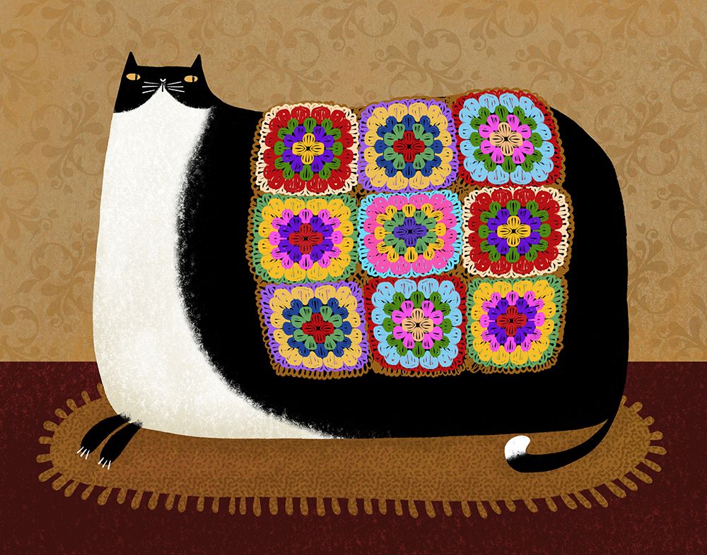 January Cat art print by Gabriela Avila for $57.95 CAD