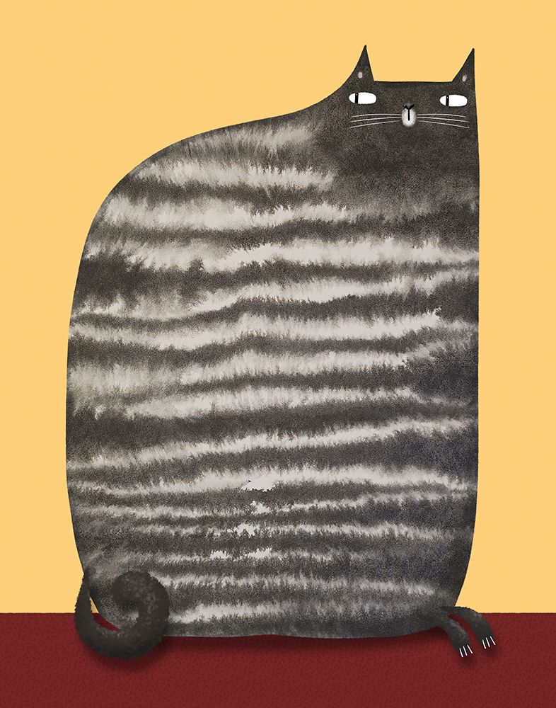 Tabby Cat art print by Gabriela Avila for $57.95 CAD