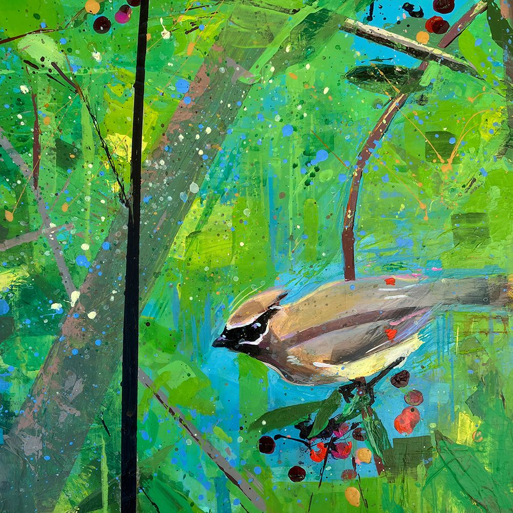 March Waxwings 3 art print by Shannon Abbey for $57.95 CAD