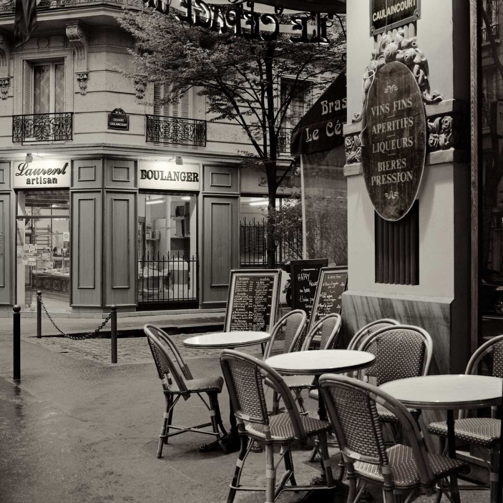 Cafe, Montmartre art print by Alan Blaustein for $57.95 CAD
