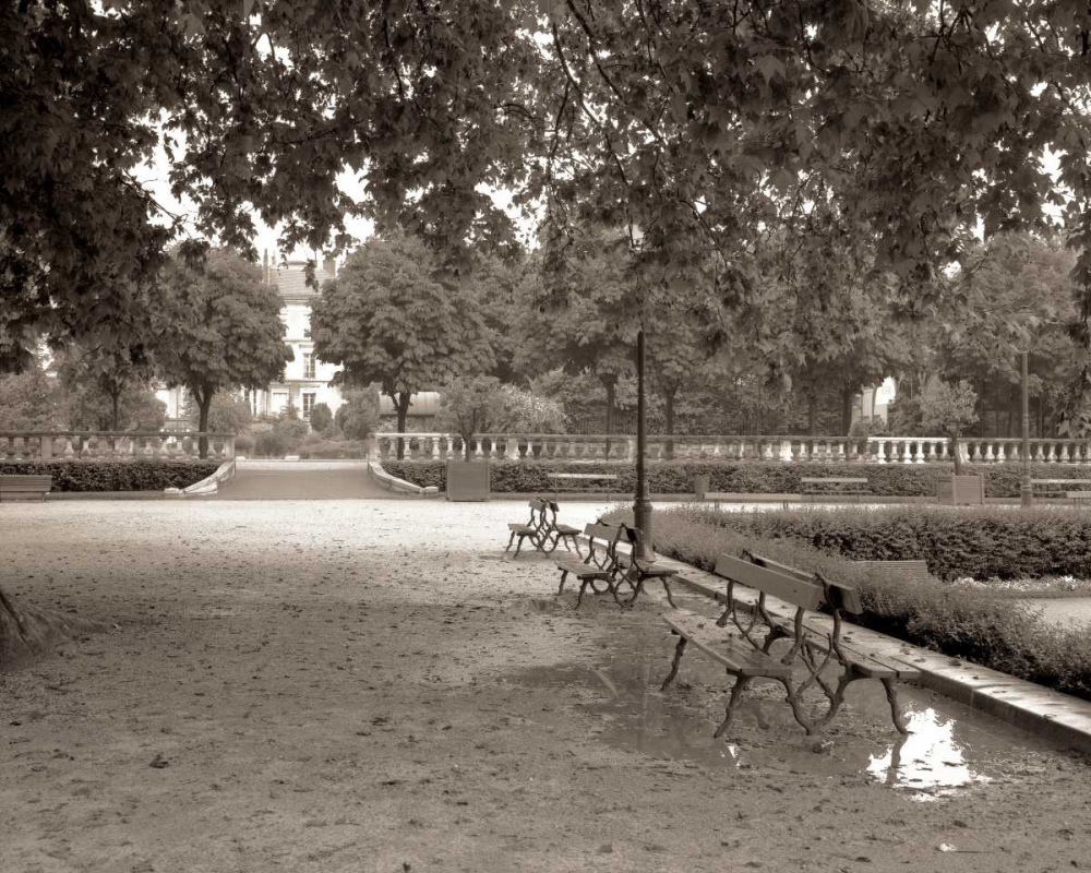 Banc de Jardin - 41 art print by Alan Blaustein for $57.95 CAD
