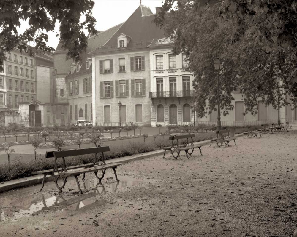 Banc de Jardin - 43 art print by Alan Blaustein for $57.95 CAD