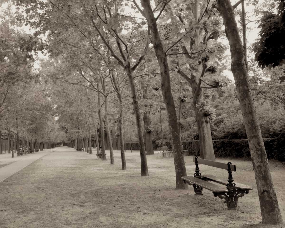 Banc de Jardin - 44 art print by Alan Blaustein for $57.95 CAD