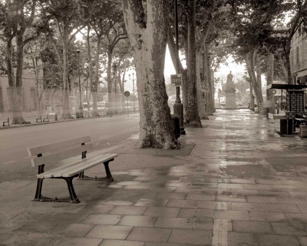 Banc de Jardin - 45 art print by Alan Blaustein for $57.95 CAD