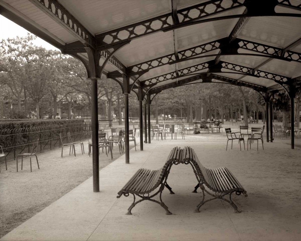 Banc de Jardin - 48 art print by Alan Blaustein for $57.95 CAD