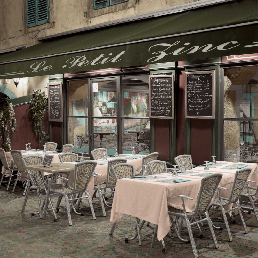 Le Petit Zinc Cafe art print by Alan Blaustein for $57.95 CAD