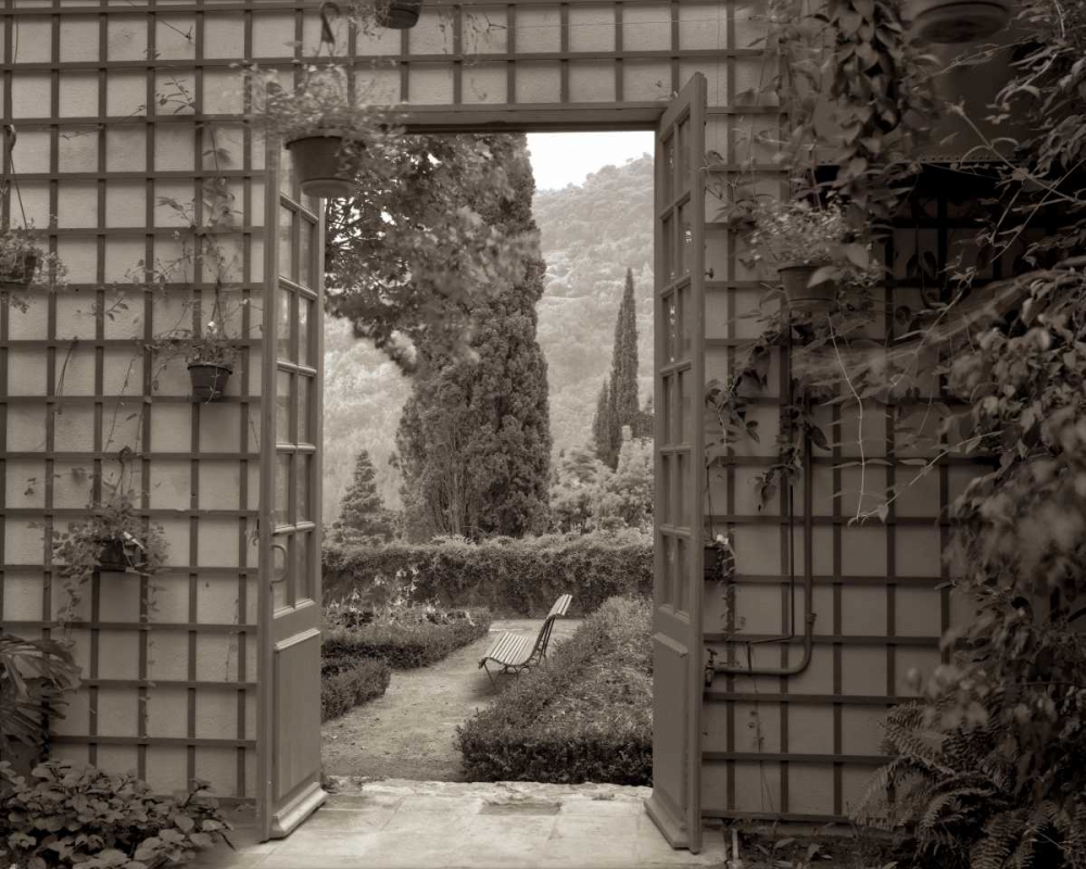 Banc de Jardin - 54 art print by Alan Blaustein for $57.95 CAD