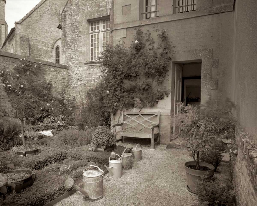 Banc de Jardin - 55 art print by Alan Blaustein for $57.95 CAD
