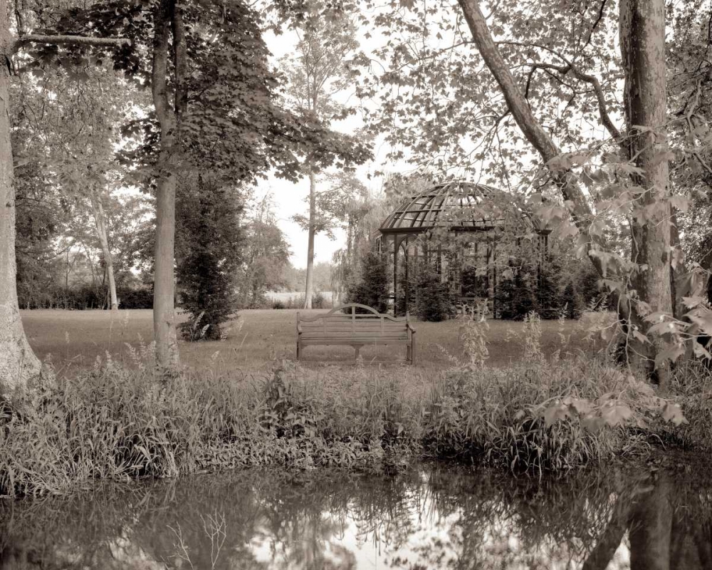 Banc de Jardin - 59 art print by Alan Blaustein for $57.95 CAD