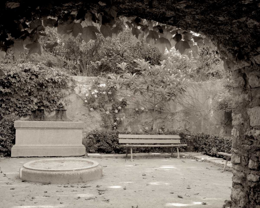 Banc de Jardin - 88 art print by Alan Blaustein for $57.95 CAD