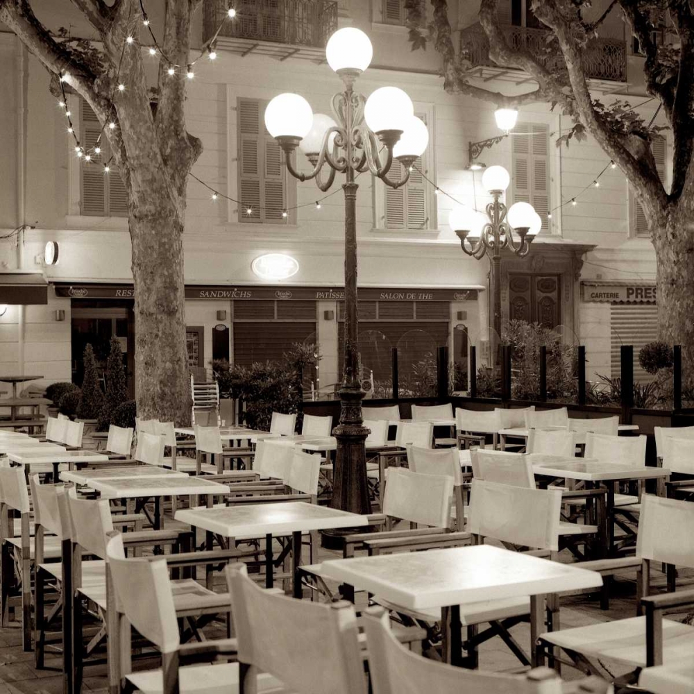 Cote dAzur Cafe - 1 art print by Alan Blaustein for $57.95 CAD