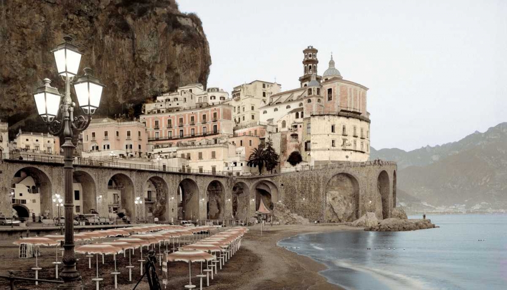 Atrani Caffe - 5A Horizontal art print by Alan Blaustein for $57.95 CAD