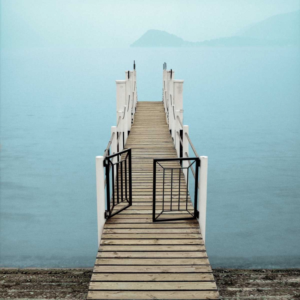 Menaggio Pier art print by Alan Blaustein for $57.95 CAD