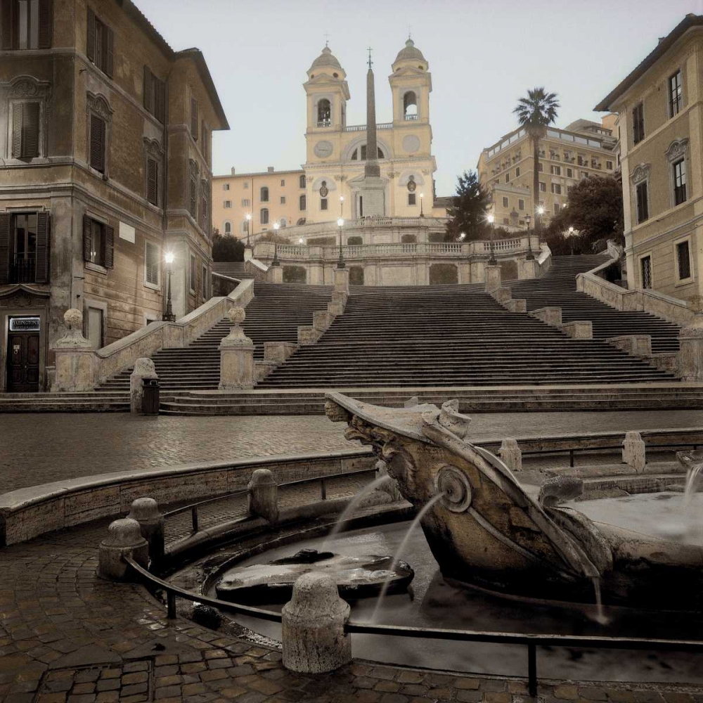 Spanish Steps Rome - 1 art print by Alan Blaustein for $57.95 CAD