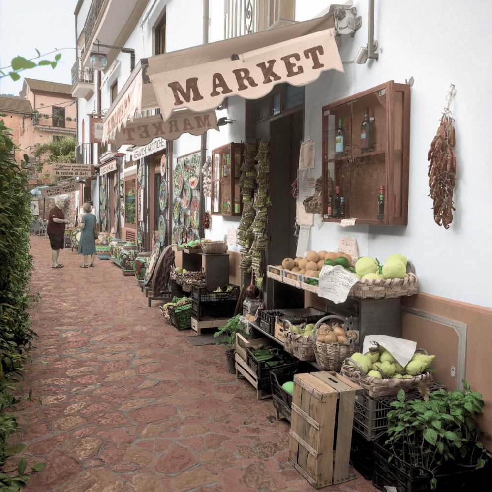 Ravello Market - 1 art print by Alan Blaustein for $57.95 CAD