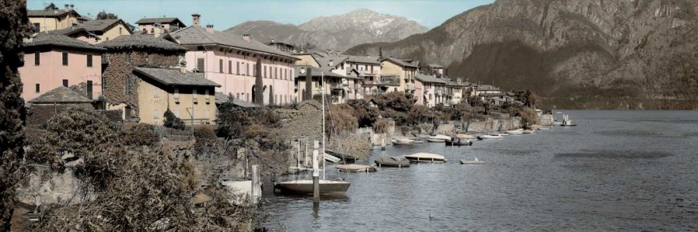 Italian Lake Pano - 1 art print by Alan Blaustein for $57.95 CAD